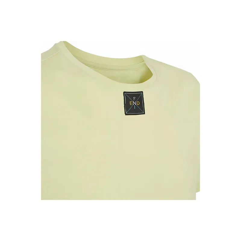 FENDI T-Shirts Men Light Green-3