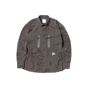 And Wander Daijiro Ohara Map Key Print Shirt