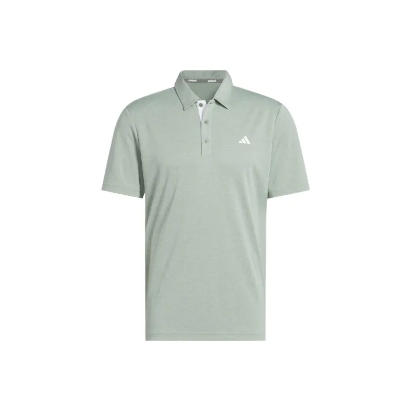 Adidas DRIVE HEATHER POLO SHIRT Polo Shirt Men's Dusty Green-0