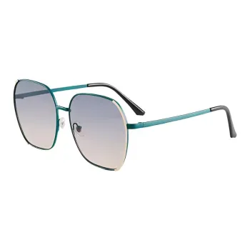 MT·MIT PC Metal Irregular Shape Sunglasses Women's