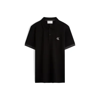 CALVIN KLEIN Polo Shirt Men's Space Black