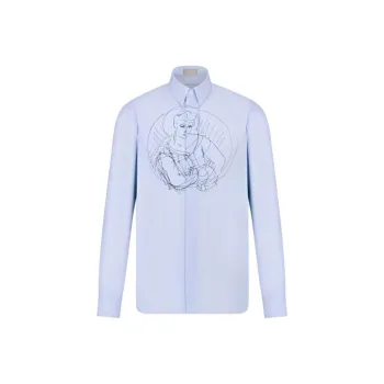 DIOR Shirts Men Blue