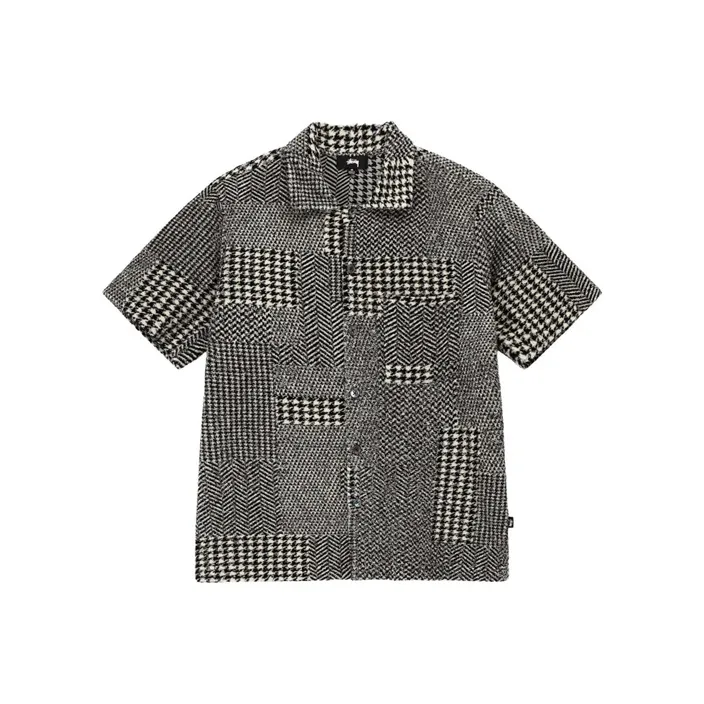 Stussy Mixed Pattern Jersey Shirt-0