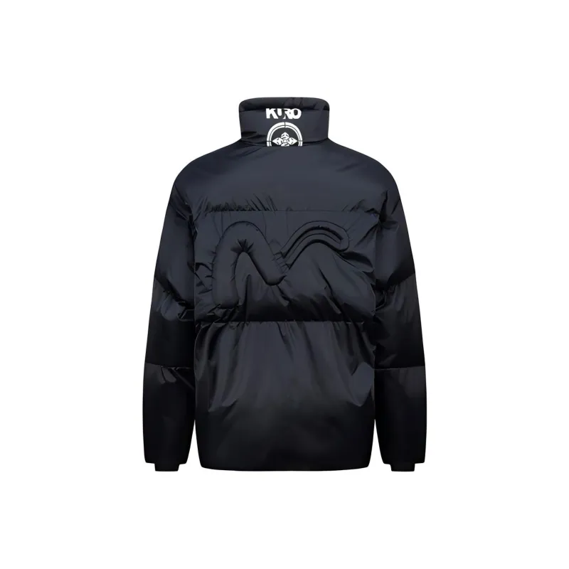EVISU Puffer Jackets Men Black-1