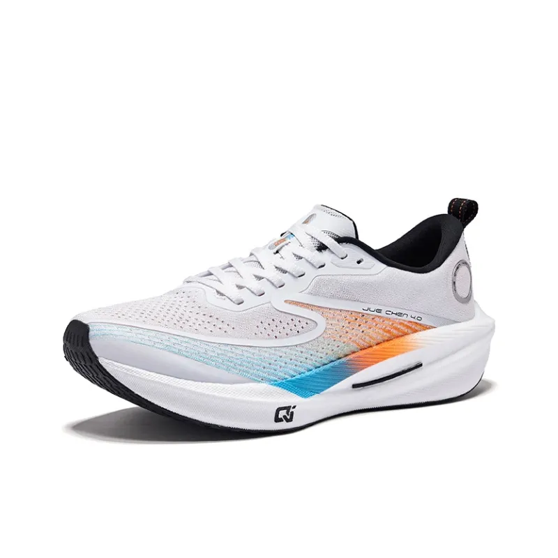 Erke Absolute Dust 4.0 Running Shoes Men Low Top Erke White Citrus-2