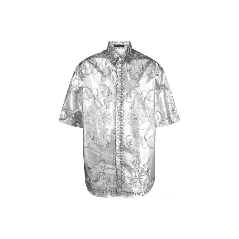 VERSACE FW22 Shirt Men's Silver-0