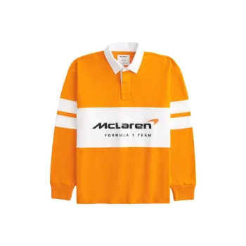 Hollister Polo Shirt Men's Orange