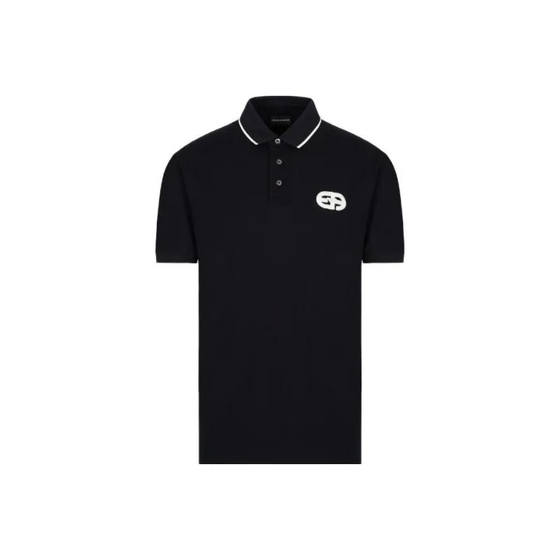EMPORIO ARMANI FW22 Polo Shirt Men's Navy Blue-0