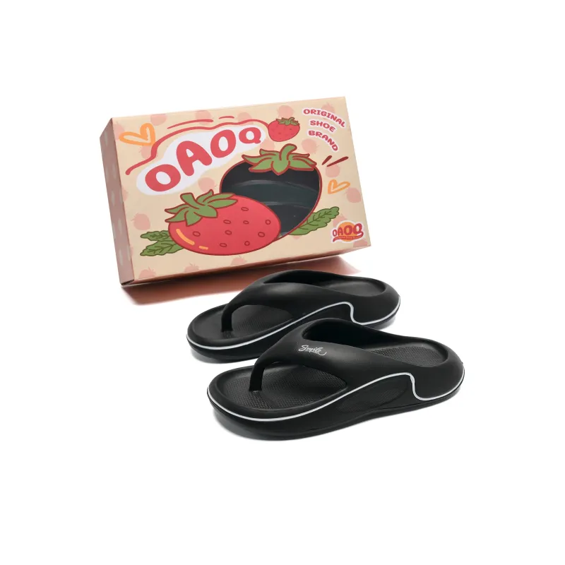 OAOQ EVA Quiet Abrasion Resistant Slip Resistant Quick Dry Flip Flops Unisex-8