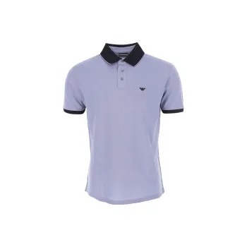 EMPORIO ARMANI Polo Shirts Men Purple