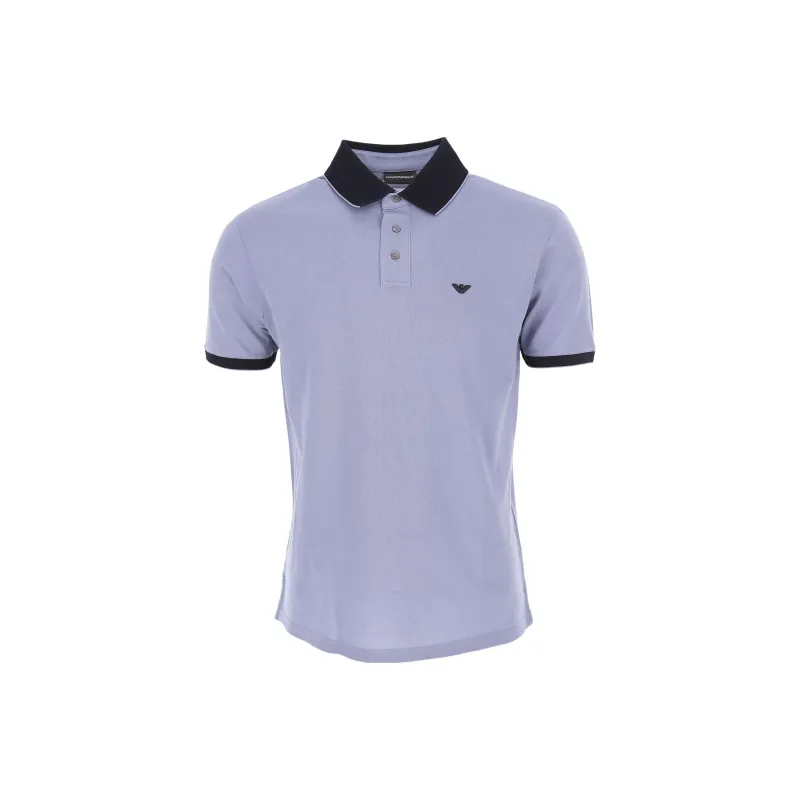 EMPORIO ARMANI Polo Shirts Men Purple-0