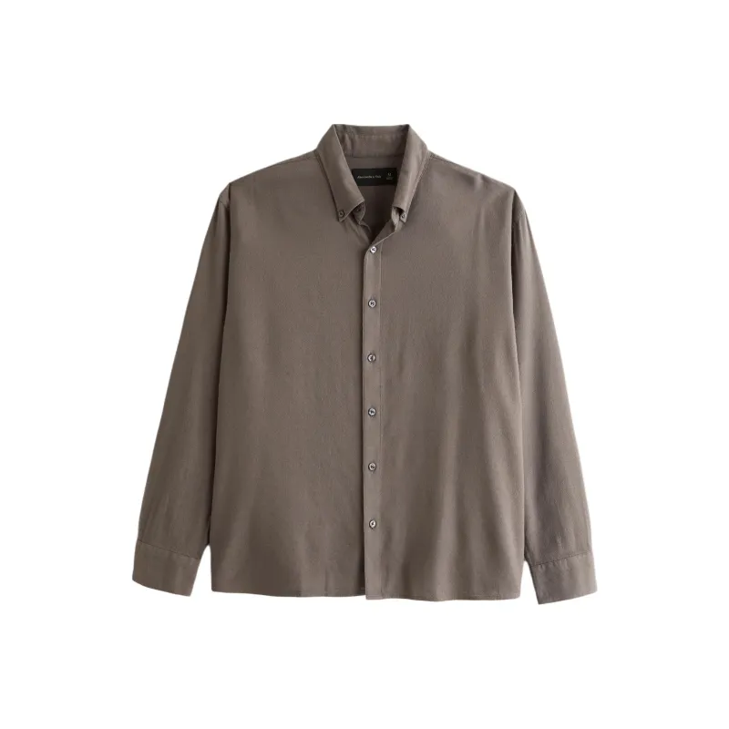 Abercrombie＆Fitch Shirts Men Brown-0