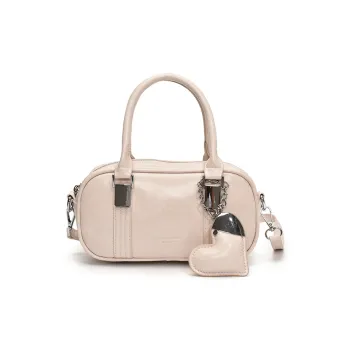 Single Warehouse PU Shoulder Bag, Crossbody Bag Regular Women's White/Pink/Black/Purple