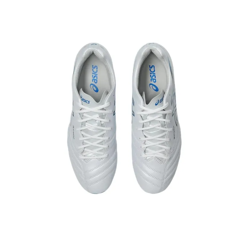 Asics DS LIGHT X FLY PRO 3 Anti Slip Wear Resistant Soccer Shoes Men's White Blue-4