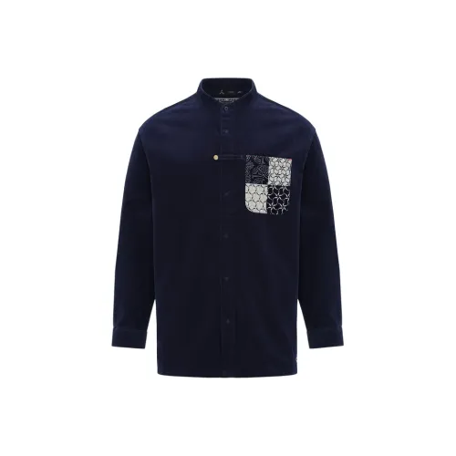 LI-NING 1990 Shirt Men's Deep Iris Blue