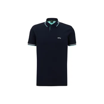 HUGO BOSS Polo Shirts Men Dark Blue