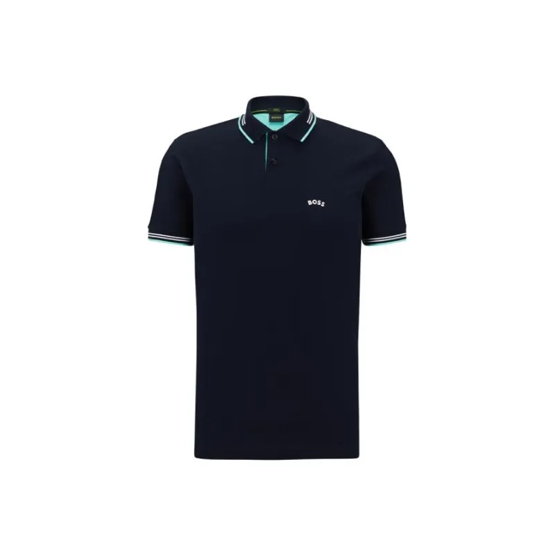 HUGO BOSS Polo Shirts Men Dark Blue-0
