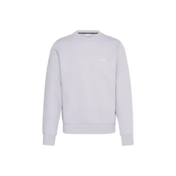 CALVIN KLEIN Sweatshirt Europe Version Men's Silver Candlestick