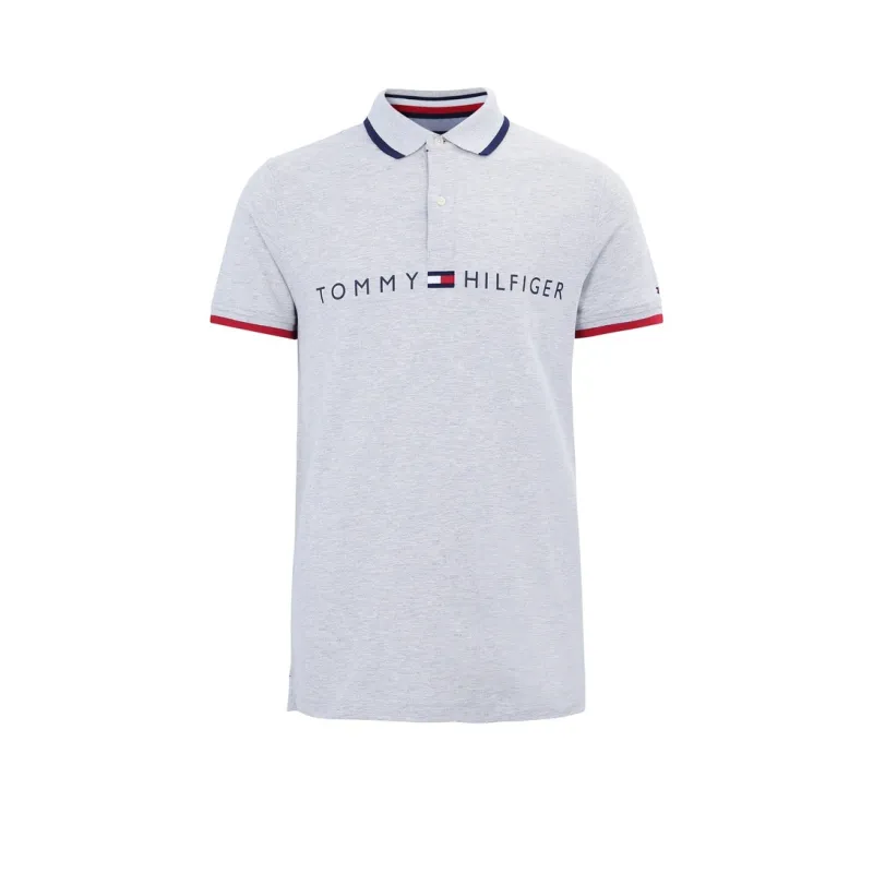 Tommy Hilfiger Polo Shirts Men Light Gray 050-0