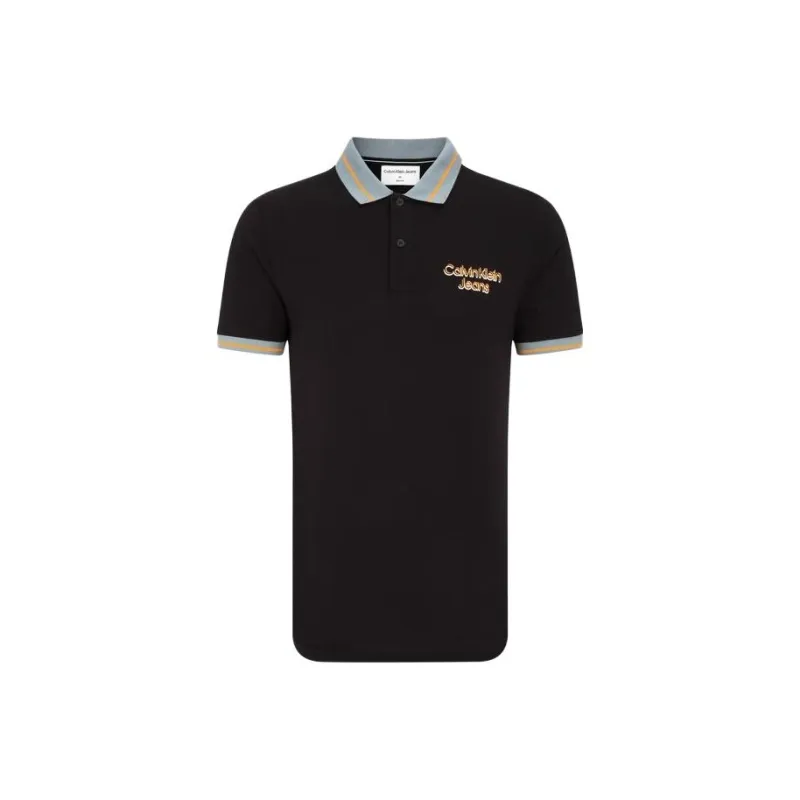 CALVIN KLEIN Polo Shirt Men's Black-0