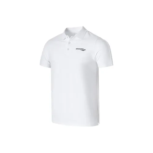 Saucony Polo Shirts Men White