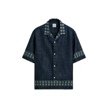 ZARA Shirts Men Blue
