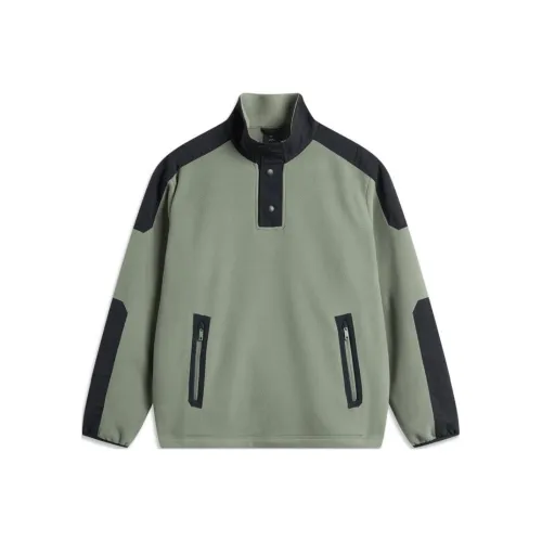 LiNing Sweatshirt Men's Screw Smoke Green