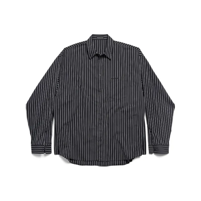 Balenciaga Pinstriped Flatground Shirt-0