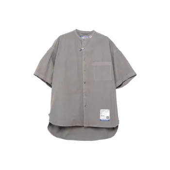 Maison Mihara Yasuhiro Typewriter Cloth Half-Sleeve Shirt Shirt Men's Dark Gray