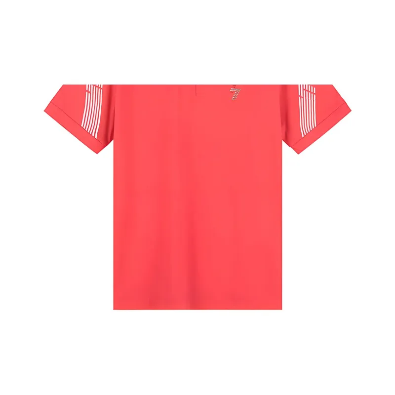EMPORIO ARMANI EA7 Polo Shirts Men Watermelon Red-4