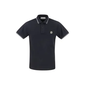 STONE ISLAND Polo Shirt Men's Blue
