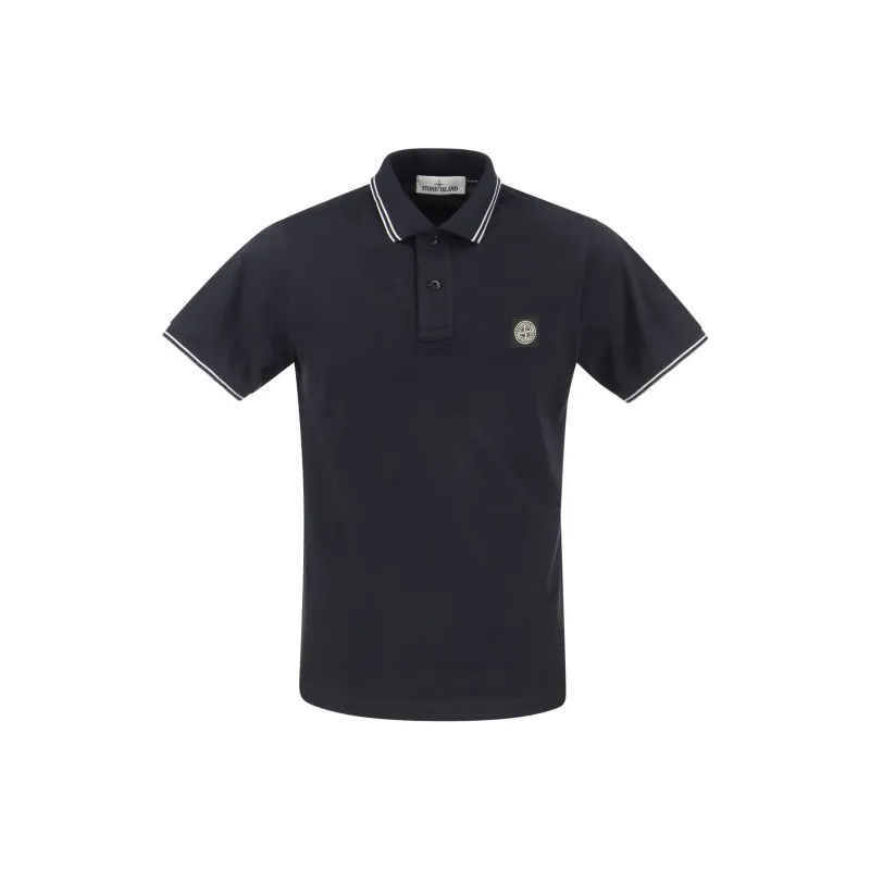 STONE ISLAND Polo Shirt Men's Blue-0