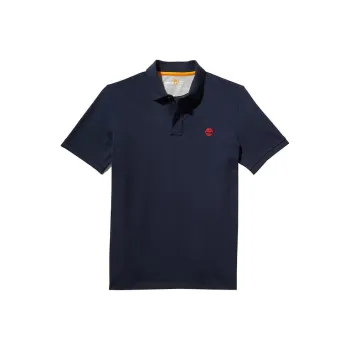 Timberland MILLERS RIVER PIQUE Polo Shirt Men's Marine Blue