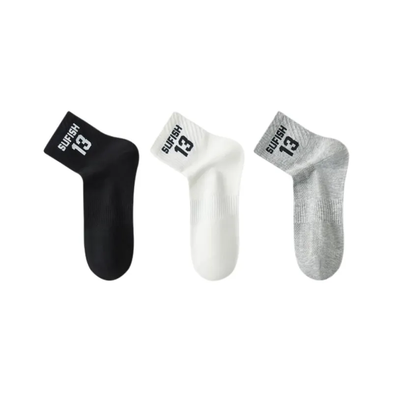 Temooues Mid Calf Socks Men's Combo Set-9
