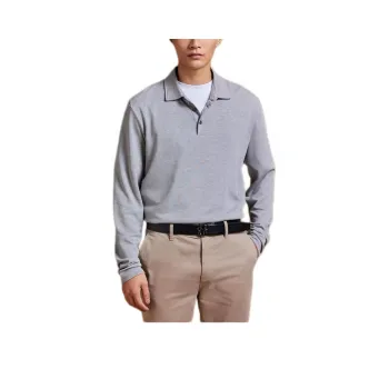 HUGO BOSS FW24 Polo Shirt Men's Gray
