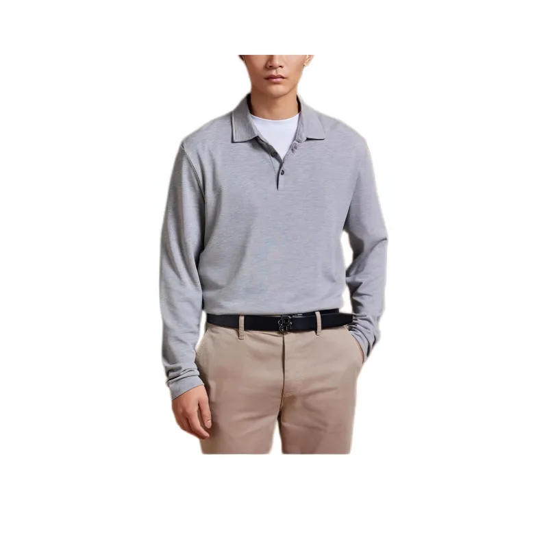 HUGO BOSS FW24 Polo Shirt Men's Gray-0