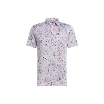 Adidas Polo Shirts Men Bright Fuchsia