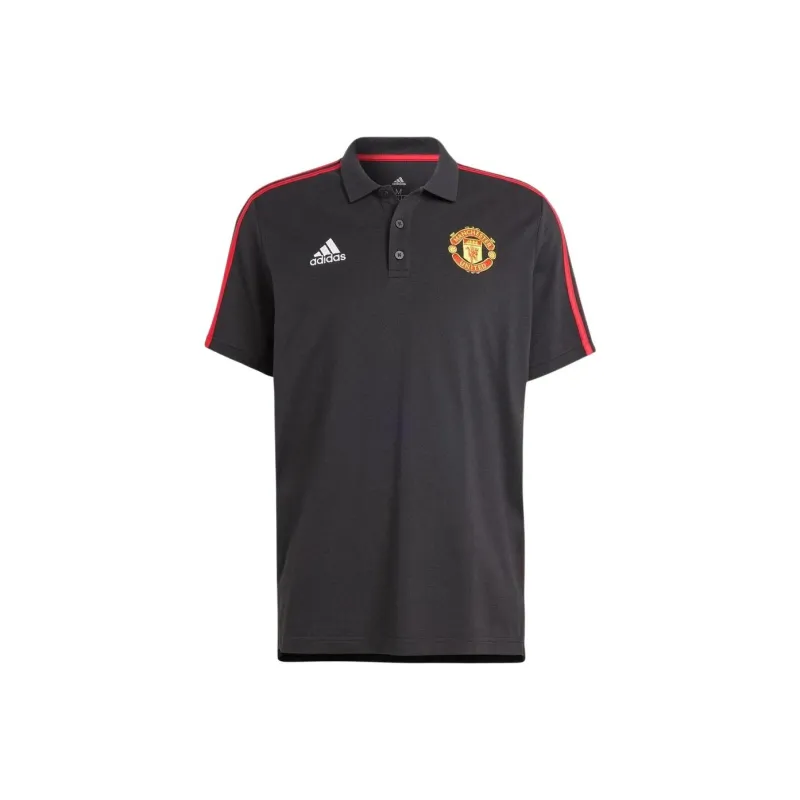Adidas MANCHESTER UNITED THEATRE OF DREAMS Polo Shirt Men's Black-0