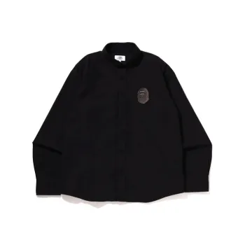 A BATHING APE Large Ape Head Oxford Bd Shirt