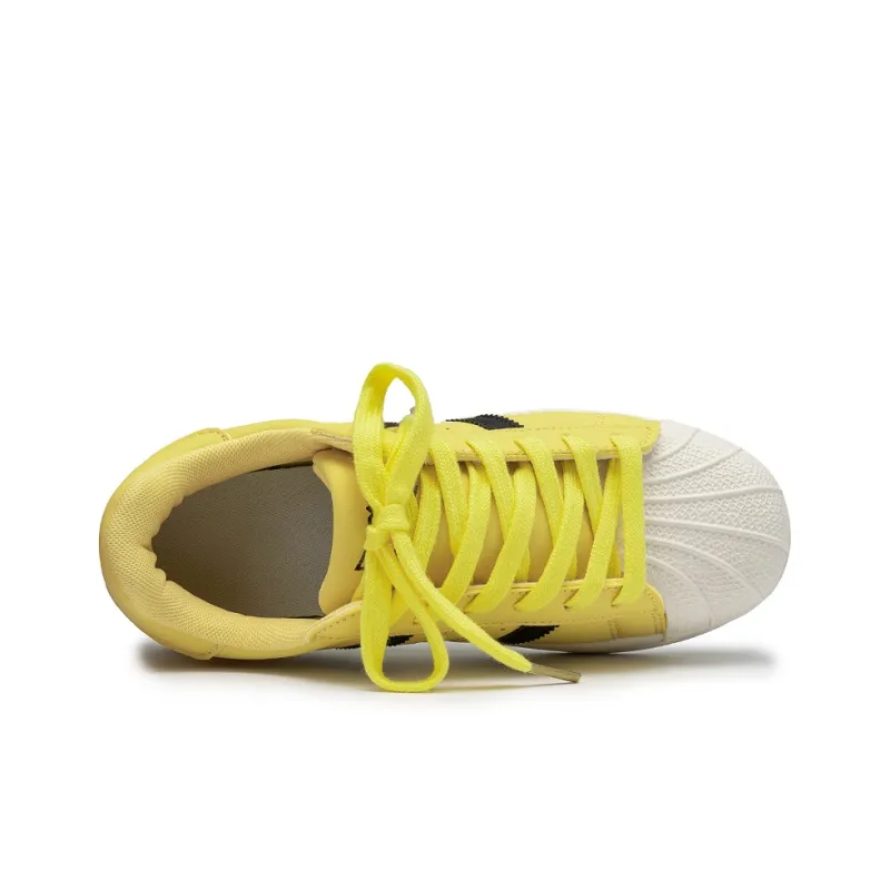 SHUXIAOBEI Shell Toe Sports Casual Shoes Abrasion Resistant Breathable Low Top Skateboard Shoes Unisex-22