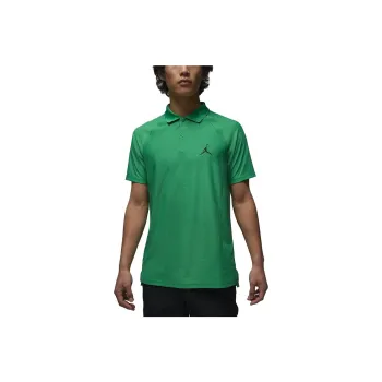Jordan Men Logo Print Pullover Polo Shirt Green