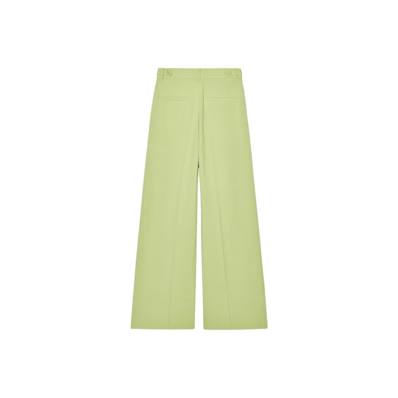 ZARA Casual Pants Women's Apple Green-1