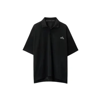 Alexander Wang Athletic Mesh Logo Polo Shirt