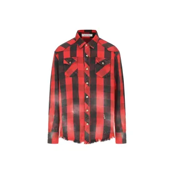GALLIANO LANDOR Shirt Unisex Black Red