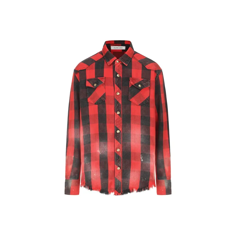 GALLIANO LANDOR Shirt Unisex Black Red-0