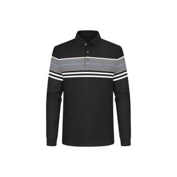 GY Goldlion Polo Shirt Men's Black