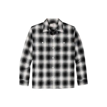 Filson Shirt Men's Black Gray Color