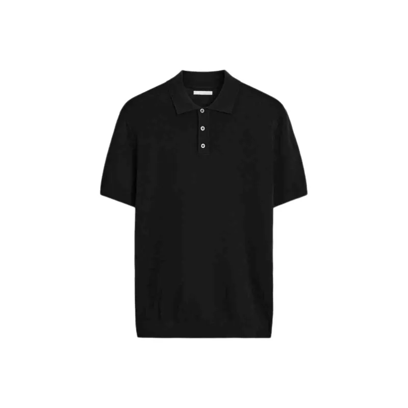 ZARA Polo Shirts Men Black-0