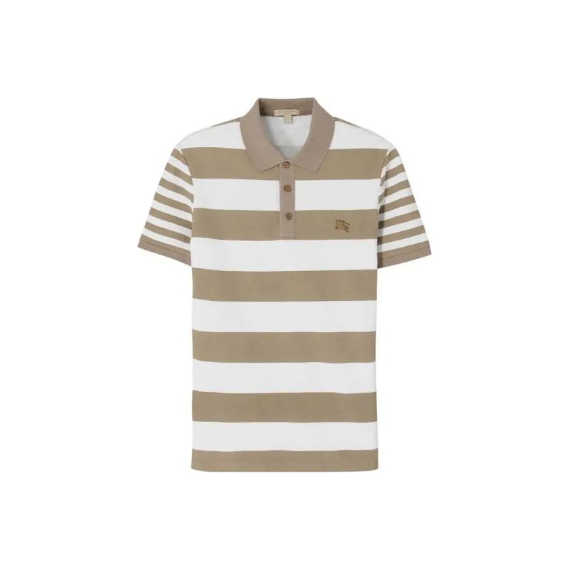 Burberry Polo Shirts Men Beige-0