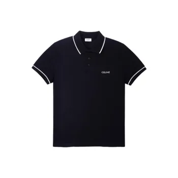 CELINE SS23 Polo Shirt Men's Black